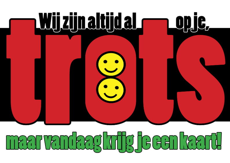 Coachingskaarten - Altijd trots maar vandaag met kaart