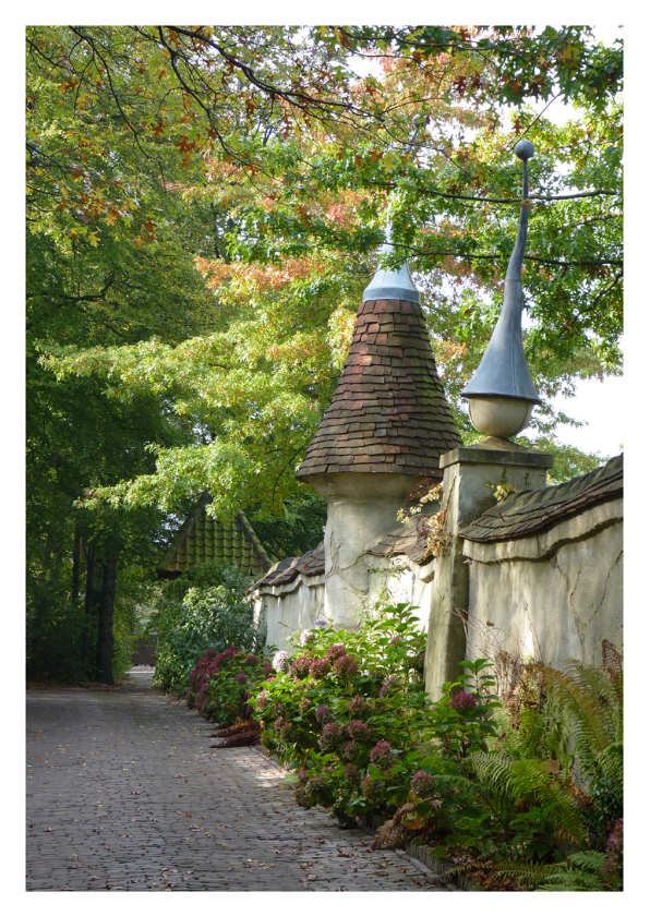 Ansichtkaarten - Ansichtkaart kasteelmuur