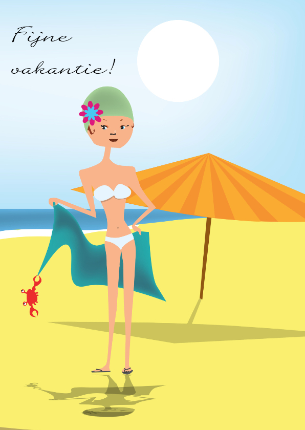 Vakantiekaarten - Beachbabe