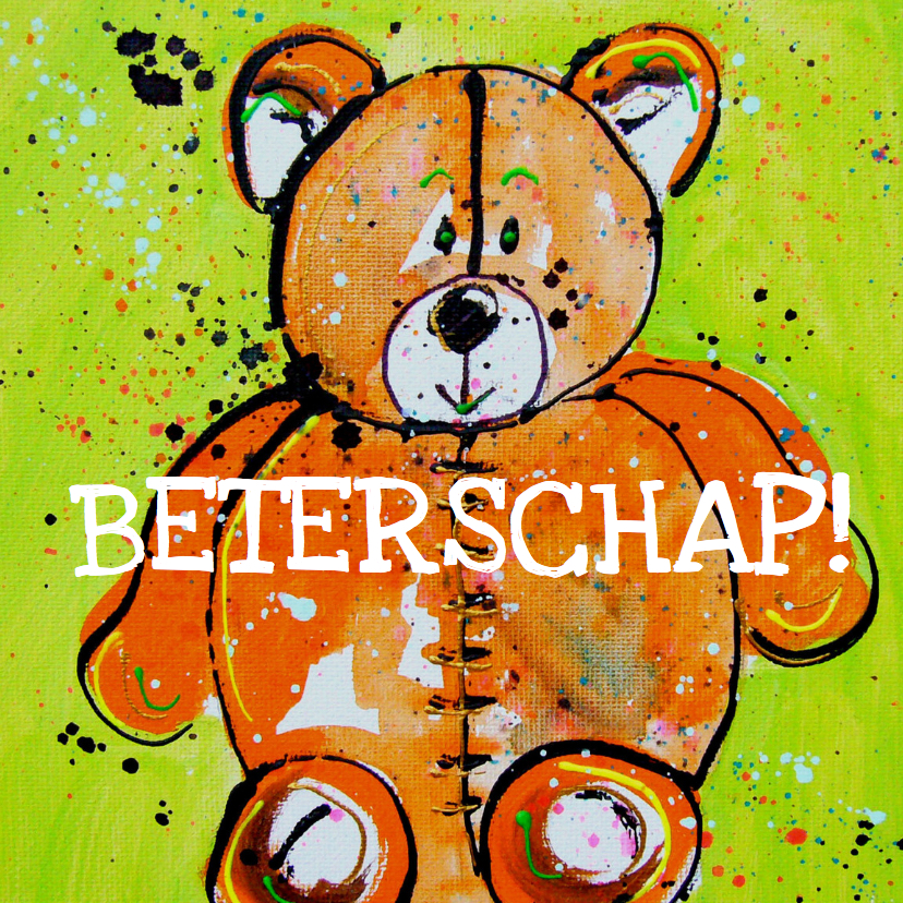 Beterschapskaarten - Beterschap Beertje