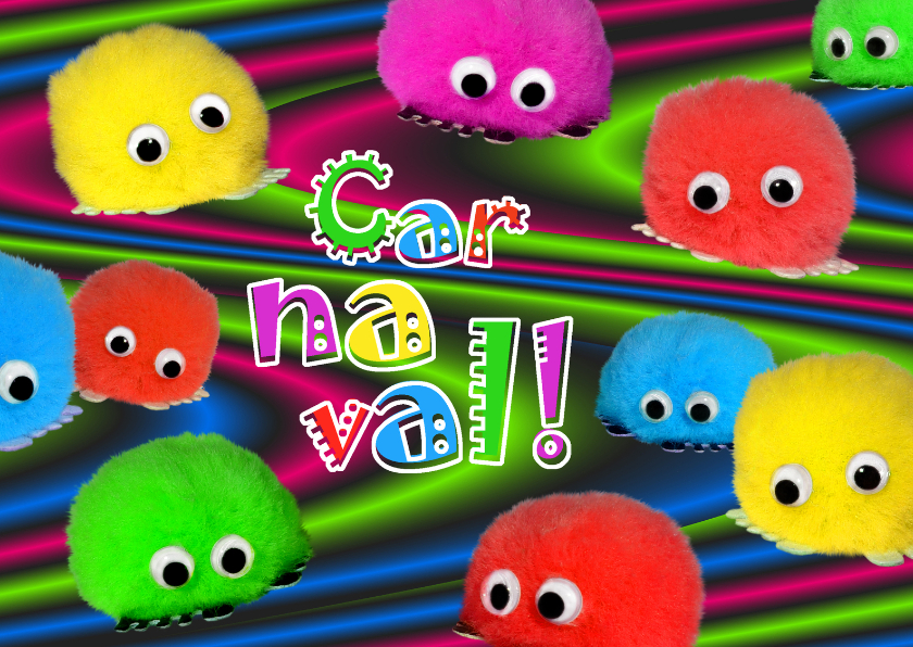 Carnavalskaarten - Carnaval Wuppies