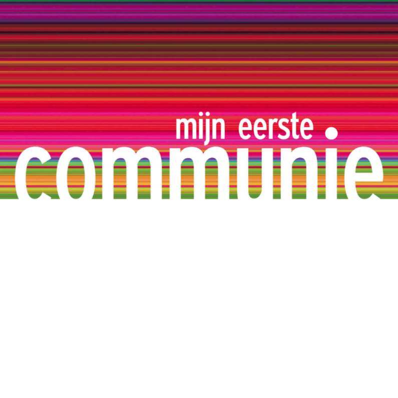 Communiekaarten - communie kleurbanen