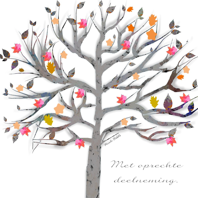 Condoleancekaarten - condoleance boom