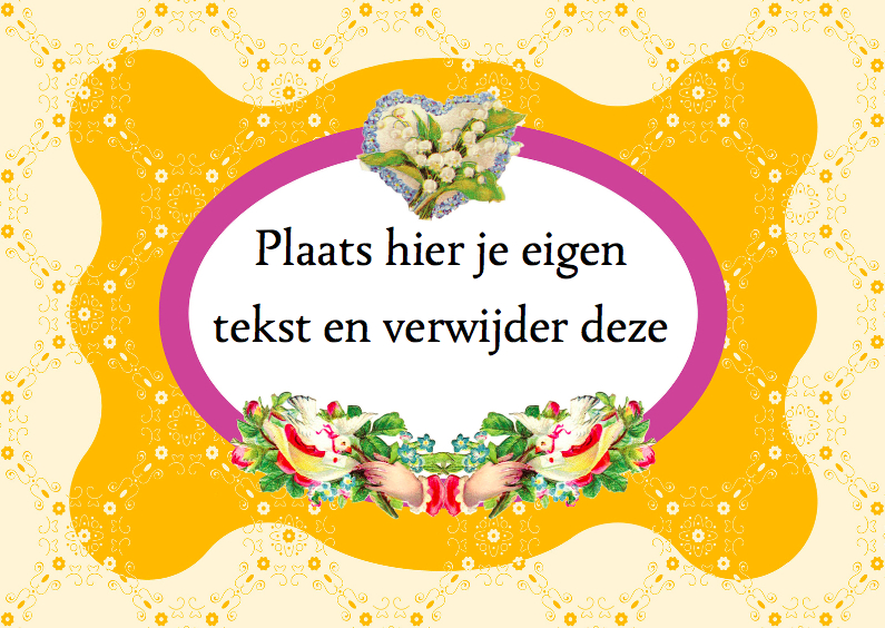 Felicitatiekaarten - felicitatiekaart Kitsch 2
