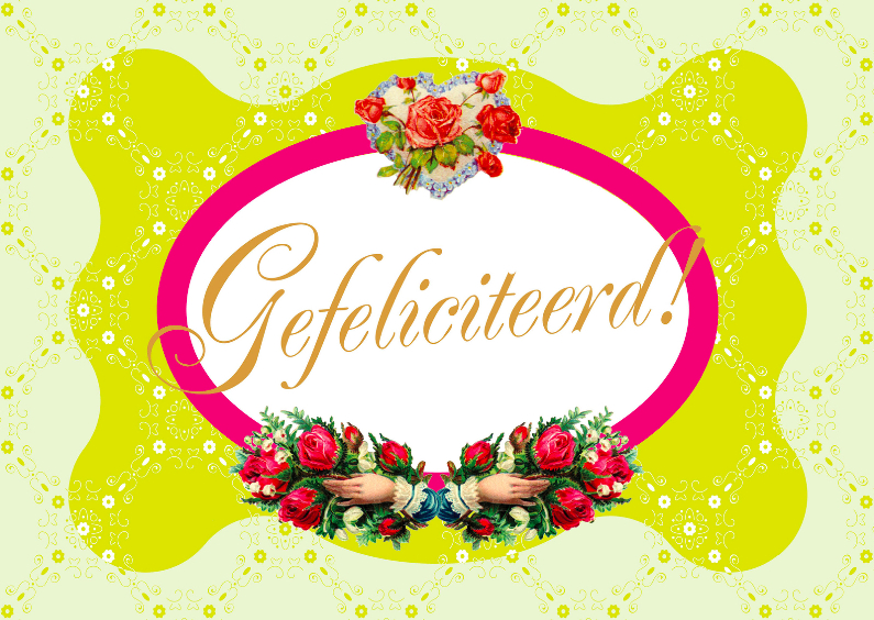 Felicitatiekaarten - Felicitatiekaart Kitsch