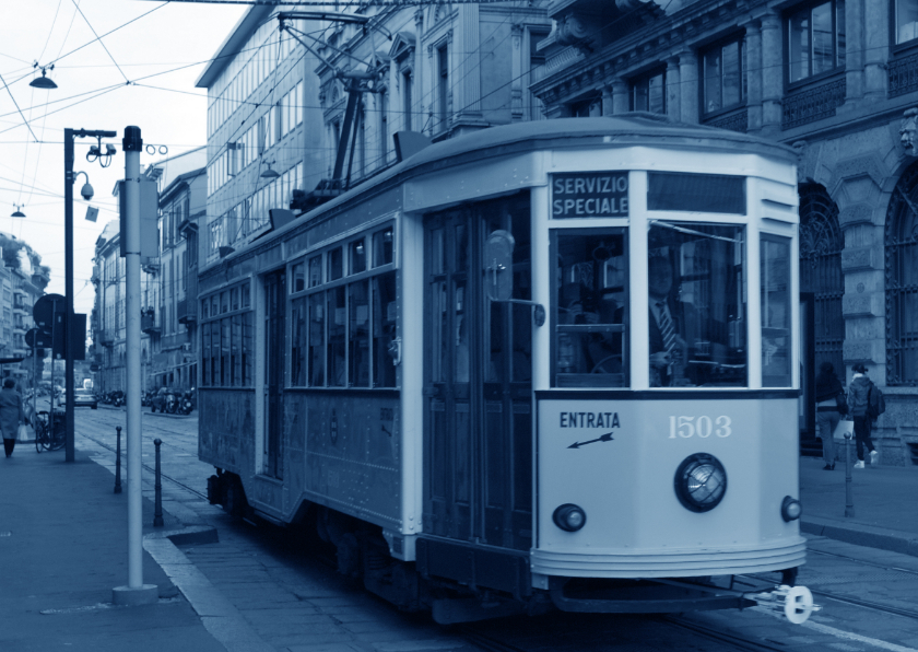 Ansichtkaarten - Fotokaart Tram