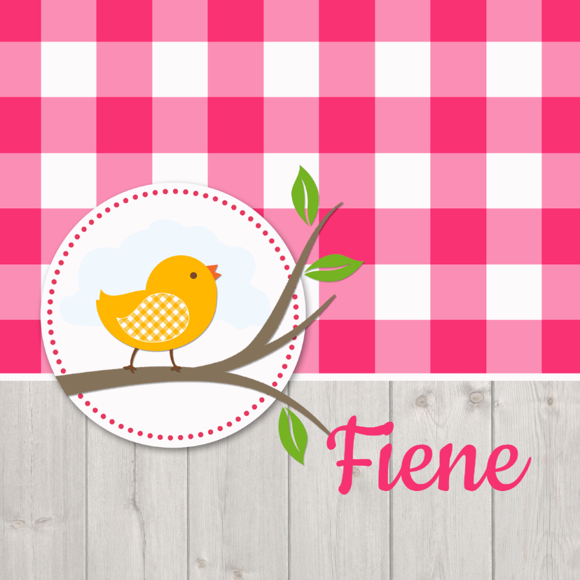 Geboortekaartjes - Geboortekaartje Fleur MB