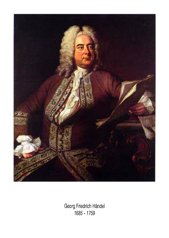 Kunstkaarten - Georg Friedrich Handel
