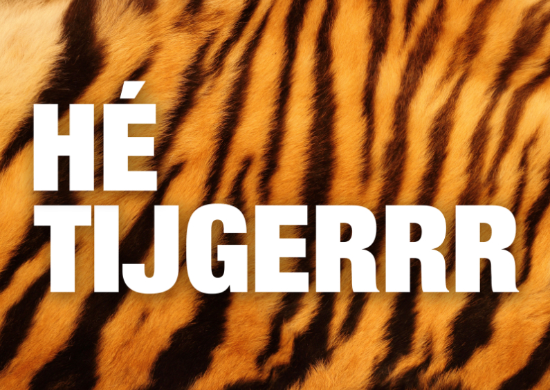 Liefde kaarten - He Tijger kaart