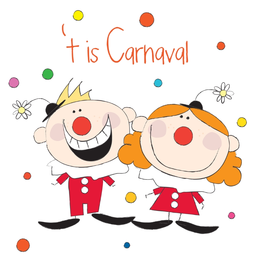 Carnavalskaarten - Het is Carnaval