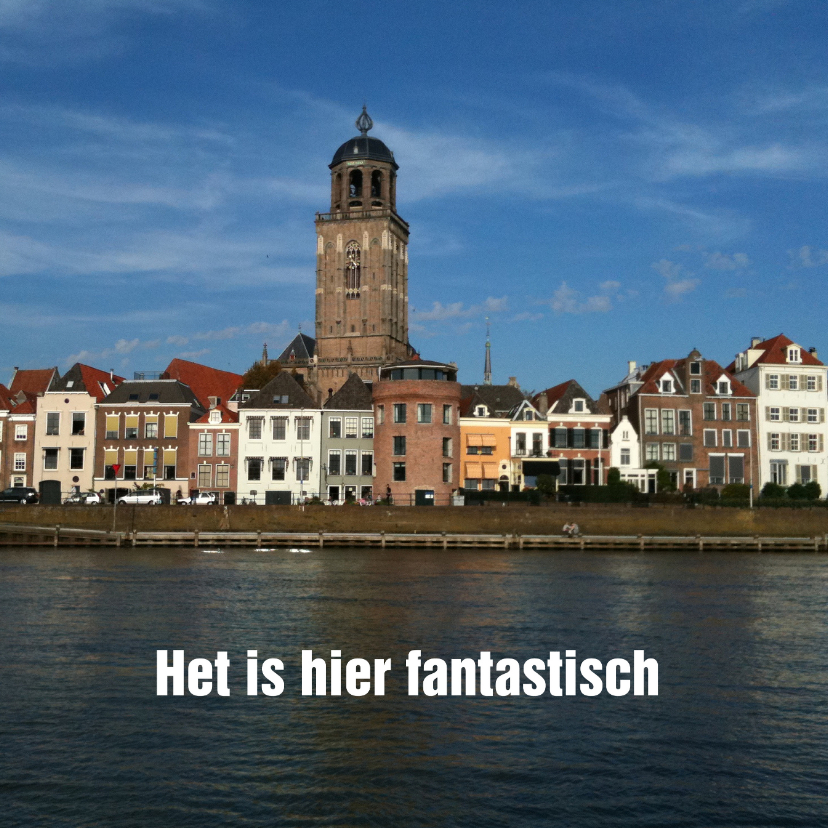 Ansichtkaarten - Het is hier fantastisch
