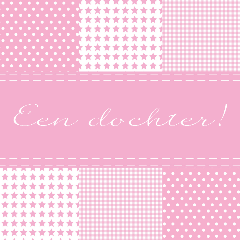 Felicitatiekaarten - Jippie een dochter 001