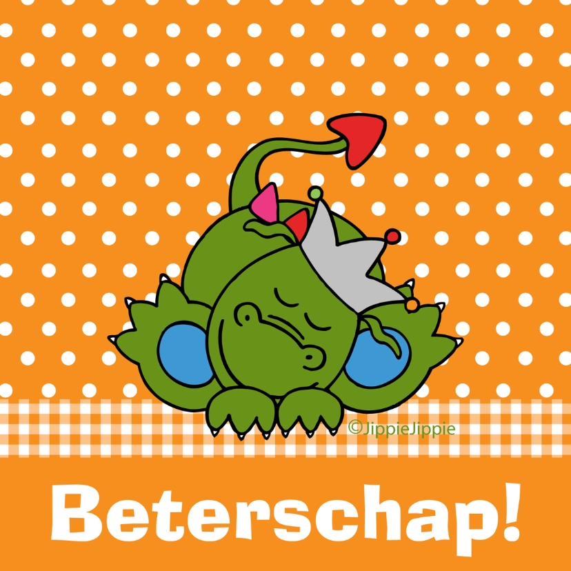 Beterschapskaarten - JippieJippie beterschap 005