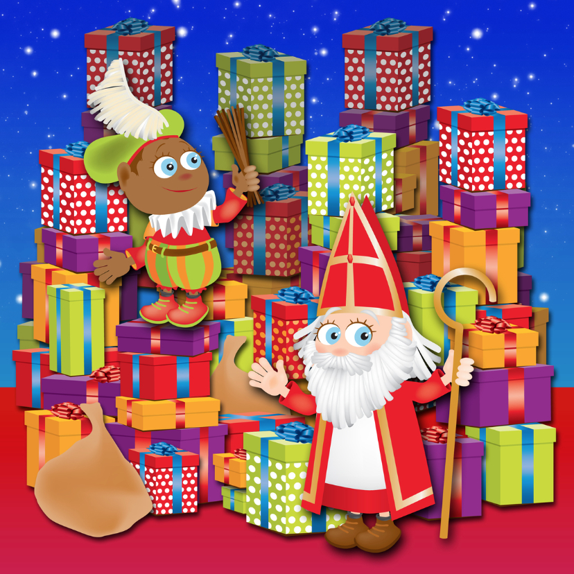 Sinterklaaskaarten - Leuke Sinterklaaskaart