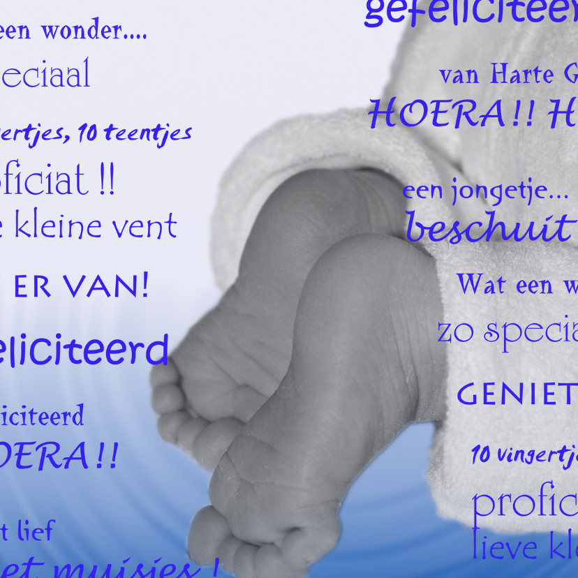 Felicitatiekaarten - lief ventje