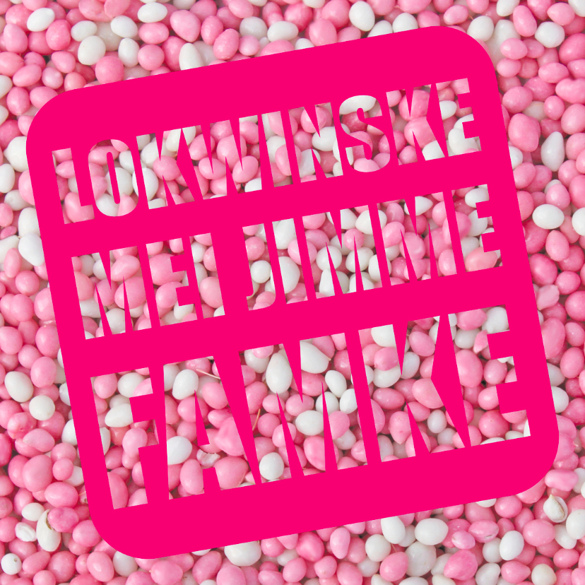 Fryske kaartsjes - Lokwinske mei jimme famke