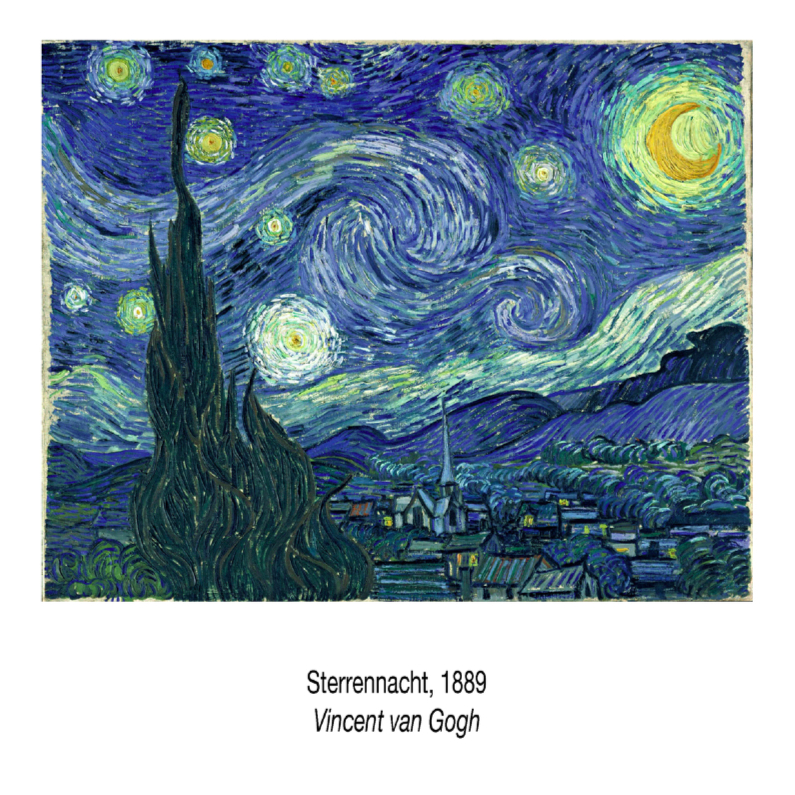 Kunstkaarten - Sterrennacht