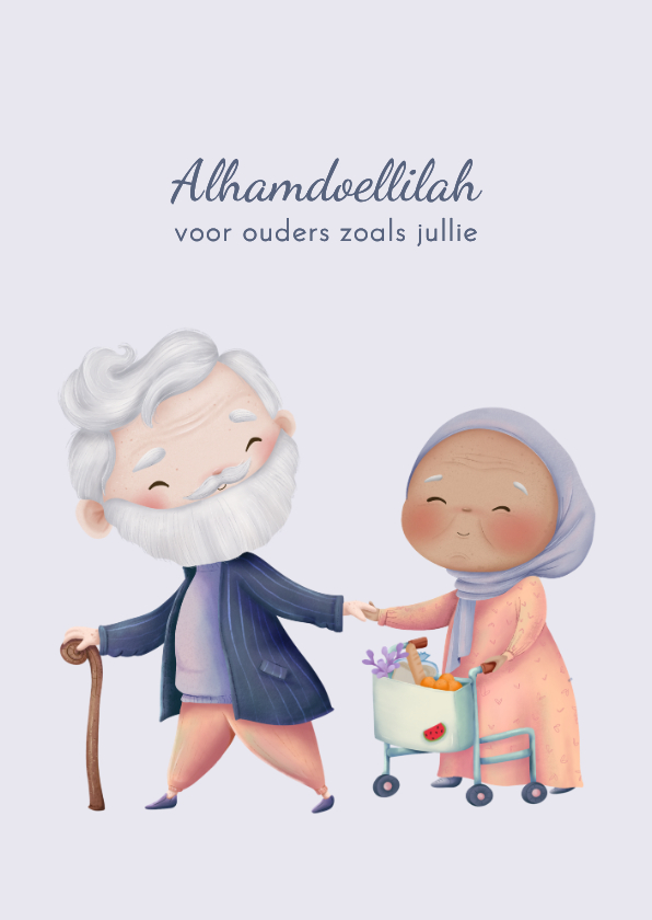 Bedankkaartjes - Alhamdoelillah voor ouders zoals jullie