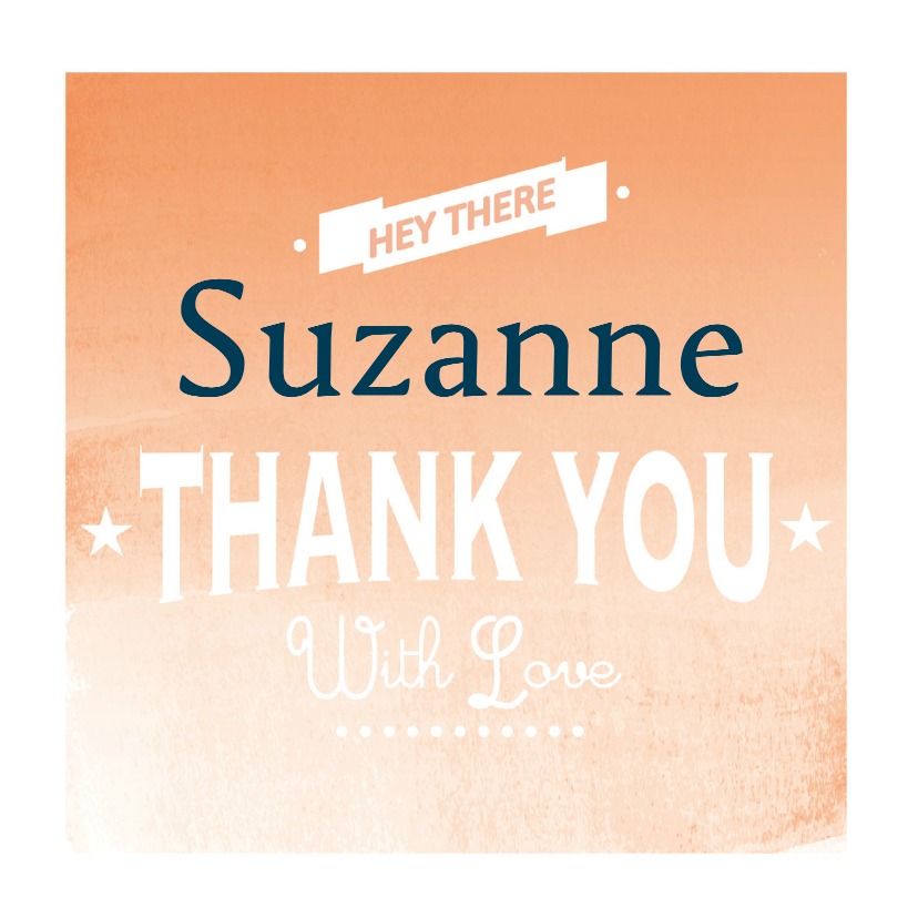 Bedank kaartje Thank you -BF - Bedankkaartjes Bedankkaartjes - Bedank kaartje Thank you -BF