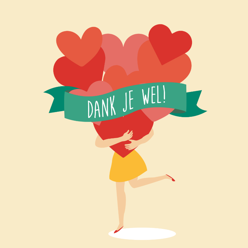 Bedankt dat jij de liefste bent - Bedankkaartjes Bedankkaartjes - Bedankt dat jij de liefste bent