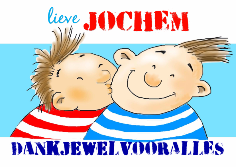 Bedankt en een dikke kus - Bedankkaartjes Bedankkaartjes - Bedankt en een dikke kus