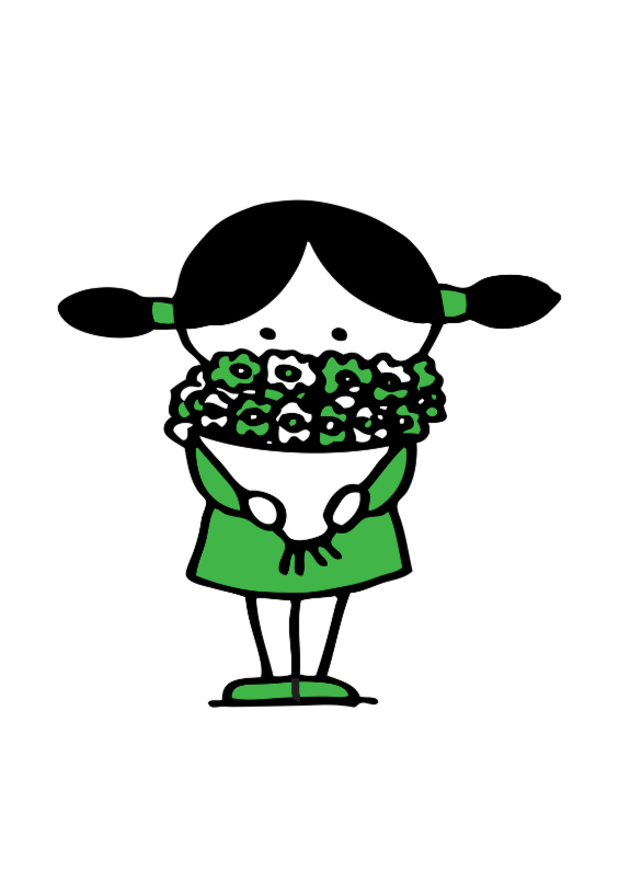 Bedankt met bloemetje - Bedankkaartjes Bedankkaartjes - Bedankt met bloemetje