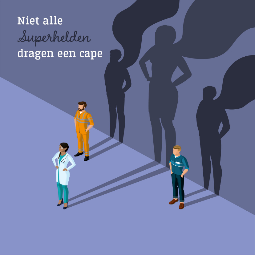 Bedanktkaartje voor iedereen met een vitaal beroep - Bedankkaartjes Bedankkaartjes - Bedanktkaartje voor iedereen met een vitaal beroep