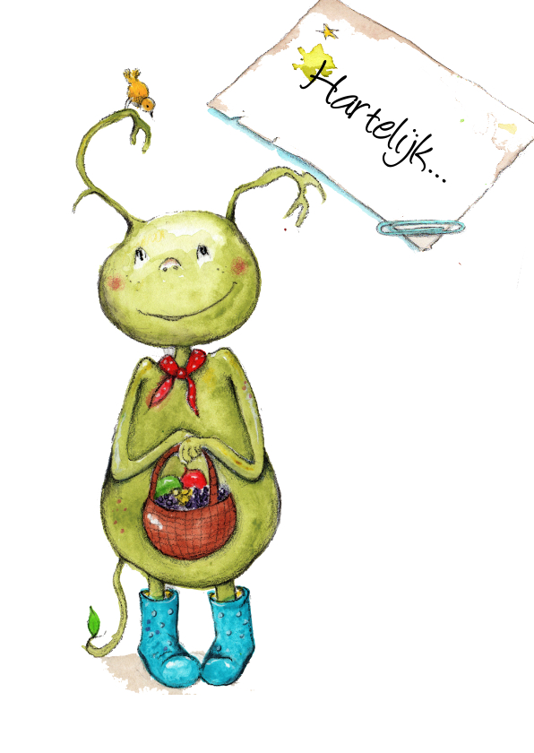 Lief hartelijk bedankt kaartje - Bedankkaartjes Bedankkaartjes - Lief hartelijk bedankt kaartje