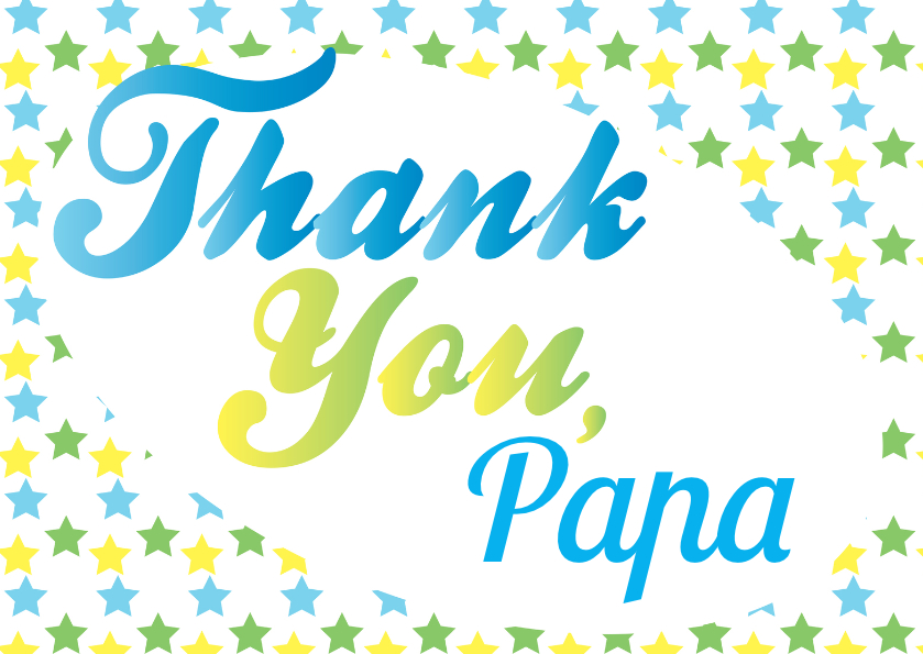 Thank you, eigen naam - Bedankkaartjes Bedankkaartjes - Thank you, eigen naam