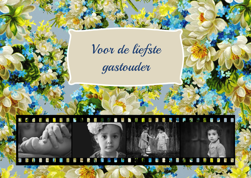 Voor de liefste gastouder - DH - Bedankkaartjes Bedankkaartjes - Voor de liefste gastouder - DH