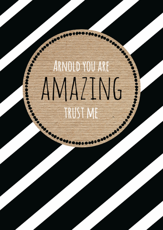 You are amazing, trust me - Bedankkaartjes Bedankkaartjes - You are amazing, trust me