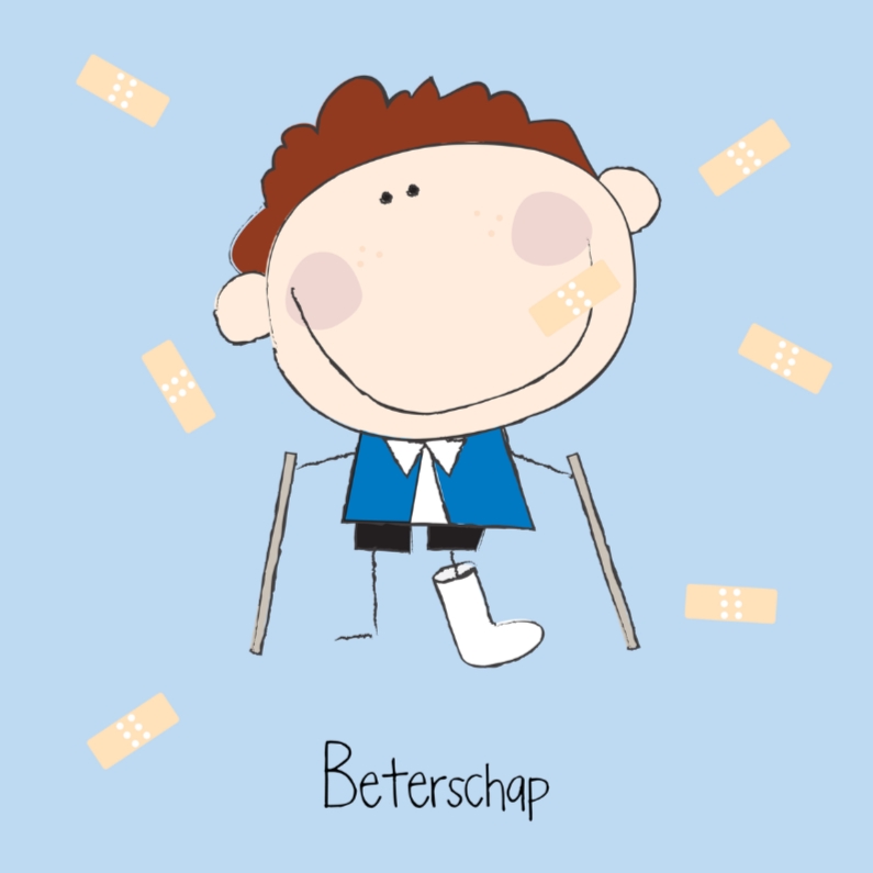 Beterschap man - Beterschapskaarten Beterschapskaarten - Beterschap man