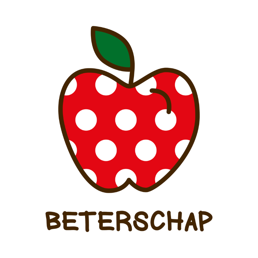 Beterschap met een appel - Beterschapskaarten Beterschapskaarten - Beterschap met een appel