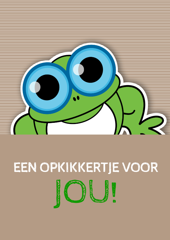 Beterschap opkikker - MG - Beterschapskaarten Beterschapskaarten - Beterschap opkikker - MG