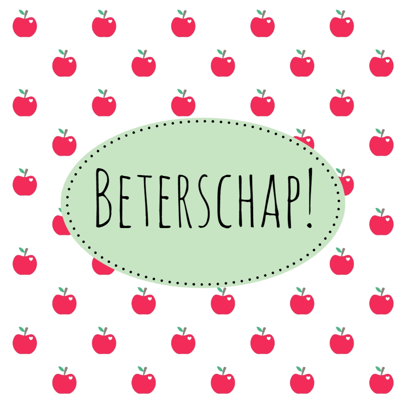 Beterschapskaart Appeltjes - WW - Beterschapskaarten Beterschapskaarten - Beterschapskaart Appeltjes - WW