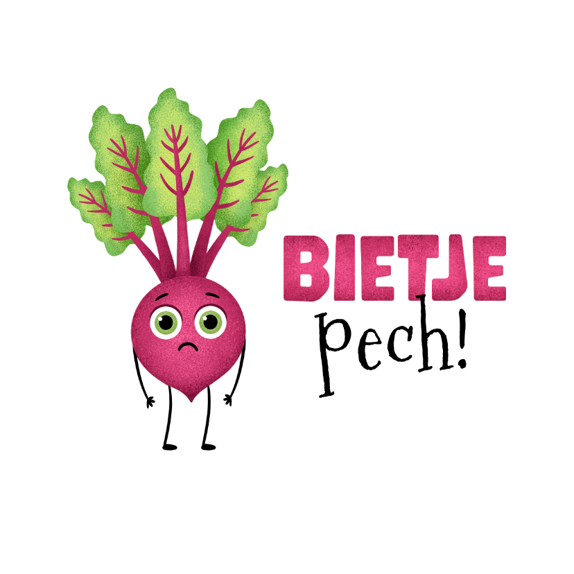 Beterschapskaarten - Beterschapskaart grappig bietje pech opbeurend