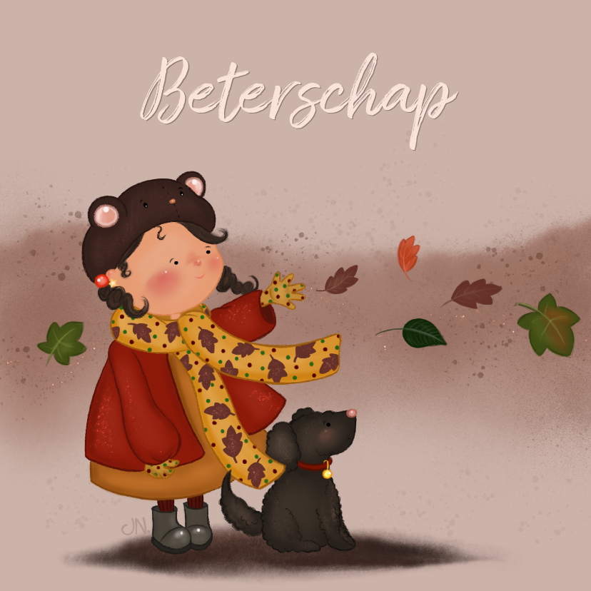 Beterschapskaart life of Lolli herfst - Beterschapskaarten Beterschapskaarten - Beterschapskaart life of Lolli herfst