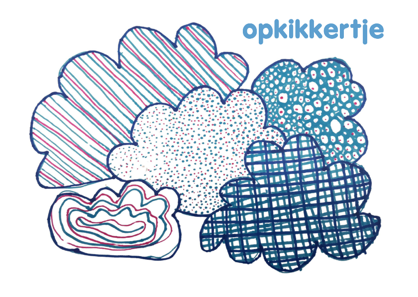 Beterschapskaarten - Beterschapskaart met wolken