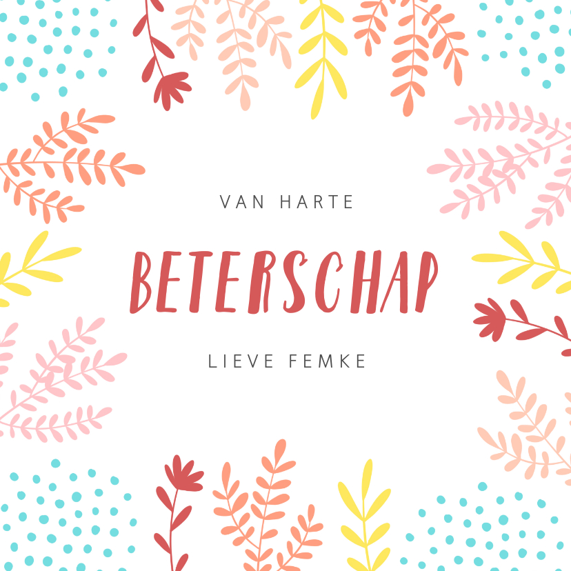 Beterschapskaarten - Beterschapskaart vrouw bloemen opvrolijken