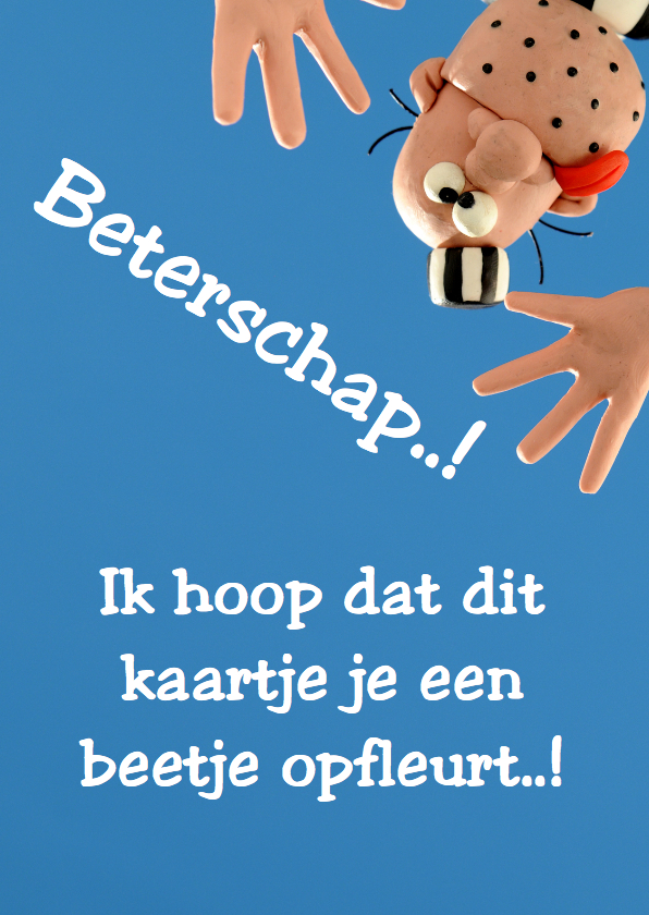 Boef Brom ondersteboven - Beterschapskaarten Beterschapskaarten - Boef Brom ondersteboven