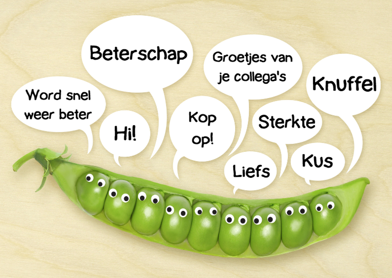 erwtjes beterschap - Beterschapskaarten Beterschapskaarten - erwtjes beterschap