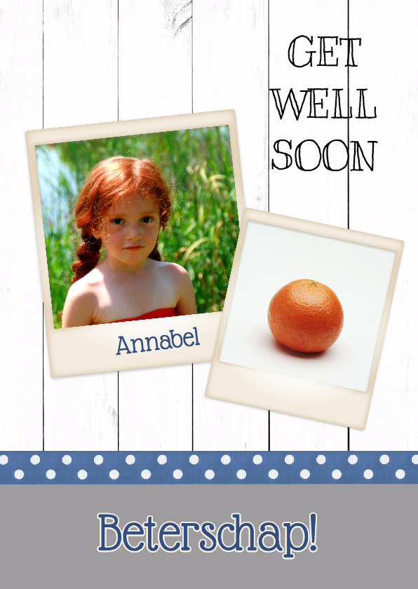 Get well soon - DH - Beterschapskaarten Beterschapskaarten - Get well soon - DH