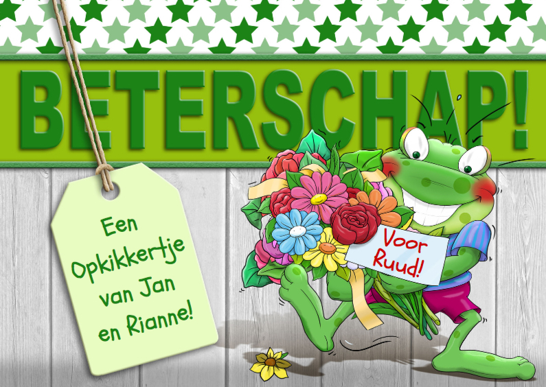 Leuke beterschap tekst met opkikker en bloemen - Beterschapskaarten Beterschapskaarten - Leuke beterschap tekst met opkikker en bloemen