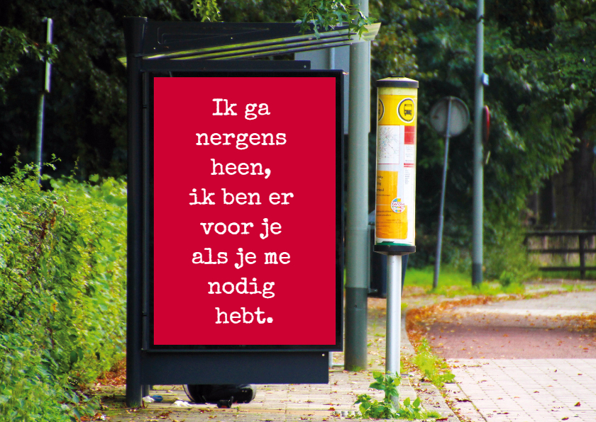 oneliner-ziek nergens heen - Beterschapskaarten Beterschapskaarten - oneliner-ziek nergens heen