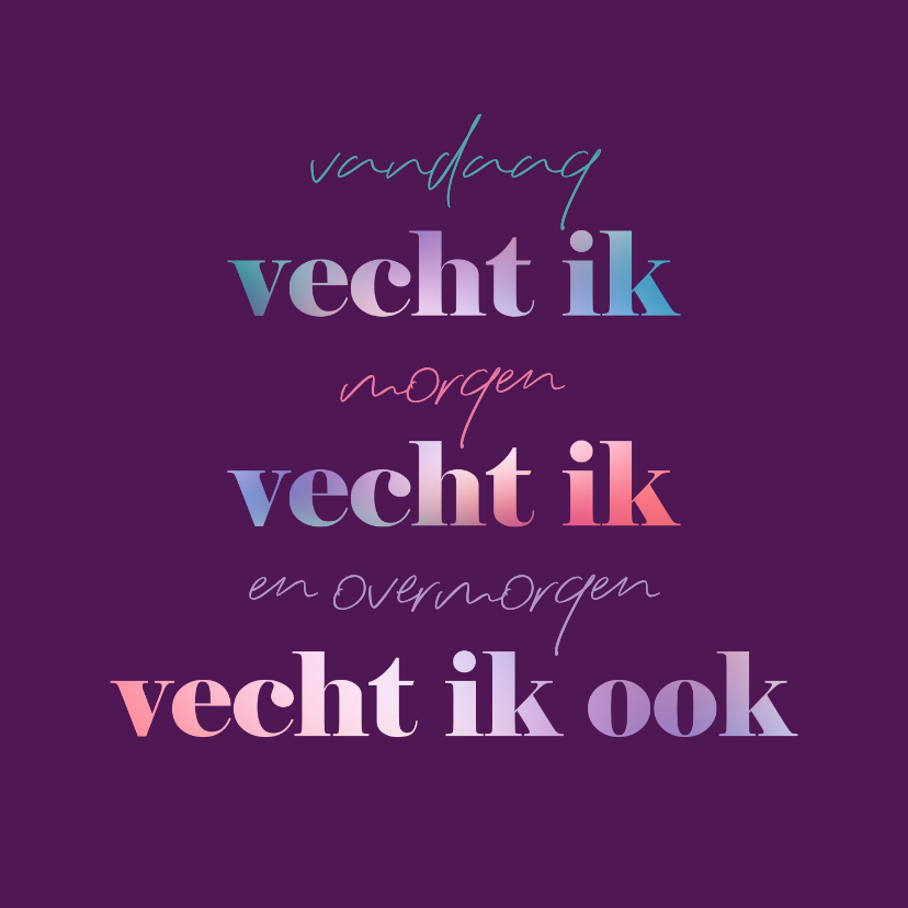Beterschapskaarten - Vechten tegen kanker