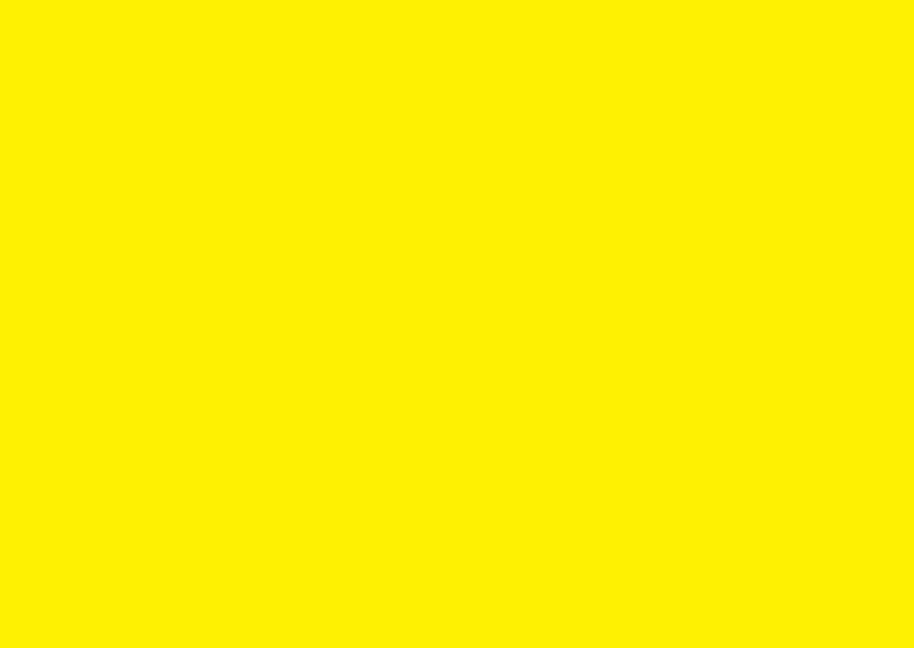 Blanco kaarten - Liggend geel dubbel