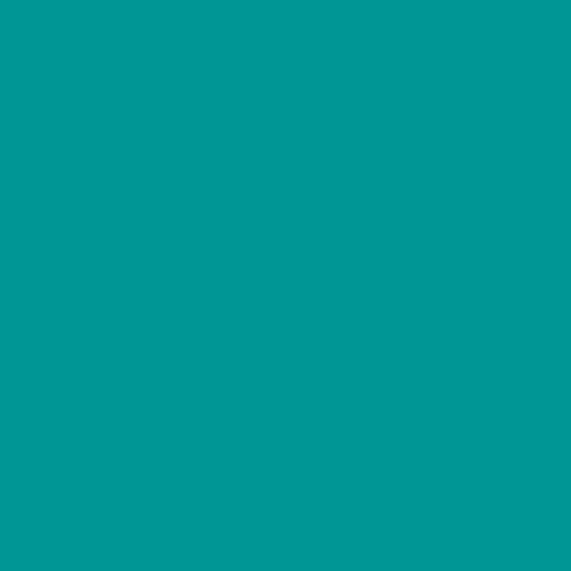 Blanco kaarten - Turquoise dubbel vierkant