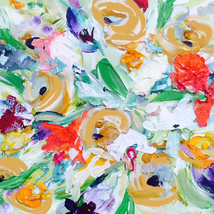 Bloemen boeket zomer - Bloemenkaarten Bloemenkaarten - Bloemen boeket zomer