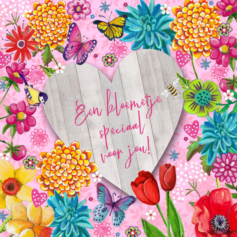 Bloemen voor jou Tulpen - Bloemenkaarten Bloemenkaarten - Bloemen voor jou Tulpen