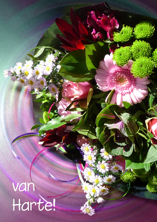 Bloemenkaart Speciaal boeketje - Bloemenkaarten Bloemenkaarten - Bloemenkaart Speciaal boeketje